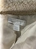 14th & Union 100% Polyester Solid Ivory Faux Fur Jacket Size S - photo 6