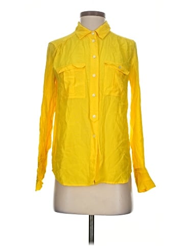 J.Crew Long Sleeve Silk Top (view 1)