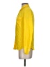 J.Crew 100% Silk Color Block Yellow Long Sleeve Silk Top Size 2 - photo 5