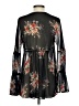 Willow & Clay 100% Polyester Black 3/4 Sleeve Blouse Size XS - photo 2