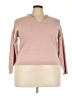 M Magaschoni Pink Pullover Sweater Size 2X - photo 1