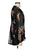 Willow & Clay 100% Polyester Black 3/4 Sleeve Blouse Size XS - photo 4