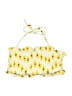 Unbranded Floral Animal Print Yellow Swimsuit Top Size M - photo 1