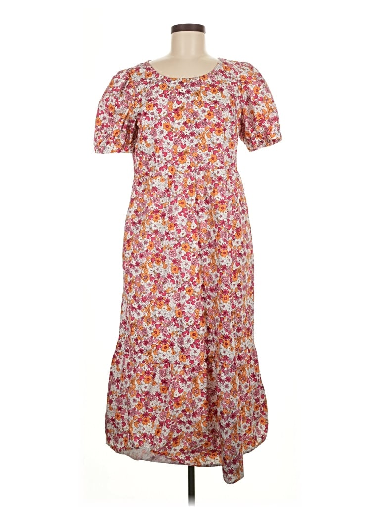 Pre-owned Modcloth Casual Dress In Pink