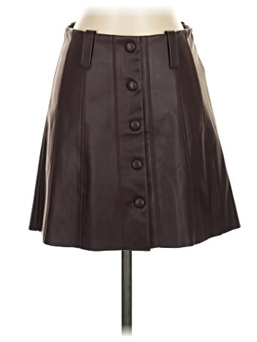 Topshop Faux Leather Skirt (view 1)