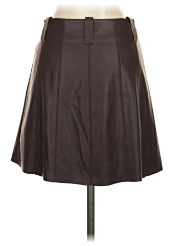 Topshop Faux Leather Skirt (view 2)