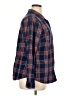 Old Navy 100% Cotton Plaid Blue 3/4 Sleeve Button-Down Shirt Size XL - photo 4