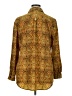 Style&Co 100% Polyester Animal Print Yellow Long Sleeve Blouse Size XL - photo 2