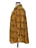 Style&Co 100% Polyester Animal Print Yellow Long Sleeve Blouse Size XL - photo 5