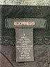 Express Solid Black Wool Skirt Size 4 - photo 4