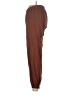 WSLY Solid Brown Casual Pants Size M - photo 5