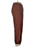 WSLY Solid Brown Casual Pants Size M - photo 4