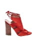 Call It Spring Red Sandals Size 7 - photo 1