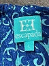 Escapada Blue Short Sleeve Blouse Size L - photo 7
