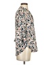 ASTR The Label 100% Polyester Animal Print Ivory 3/4 Sleeve Blouse Size XS - photo 4