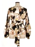 Cocobleu Gold Long Sleeve Blouse Size XL - photo 2