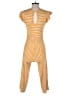Knitworks Stripes Yellow Jumpsuit Size 12 - photo 2