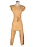 Knitworks Stripes Yellow Jumpsuit Size 12 - photo 1