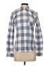 UNTUCKit Checkered-gingham Gray Long Sleeve Button-Down Shirt Size 2 - photo 1