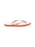 Gap Orange Pink Flip Flops Size 5 - photo 1