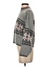 Brunny Floral Gray Pullover Sweater Size S - photo 5