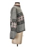 Brunny Floral Gray Pullover Sweater Size S - photo 4