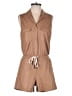 n:Philanthropy Solid Tan Romper Size S - photo 1