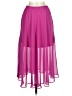 Soprano 100% Polyester Solid Pink Formal Skirt Size S - photo 1