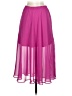 Soprano 100% Polyester Solid Pink Formal Skirt Size S - photo 2