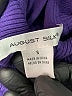 August Silk Purple Turtleneck Sweater Size S - photo 7