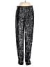 In Earnest Stars Silver Casual Pants Size XS - photo 1