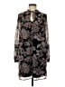 Ann Taylor LOFT 100% Polyester Paisley Black Casual Dress Size XS - photo 1