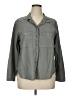 Pale Sky 100% Lyocell Gray Long Sleeve Button-Down Shirt Size XL - photo 1