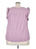 Old Navy 100% Cotton Pink Sleeveless Blouse Size 3X - photo 2