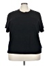 Torrid 100% Cotton Black Short Sleeve Top Size 3X Plus (3) - photo 1