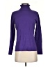 August Silk Purple Turtleneck Sweater Size S - photo 1