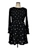 POPSUGAR Polka Dots Black Casual Dress Size XL - photo 1