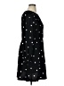 POPSUGAR Polka Dots Black Casual Dress Size XL - photo 4