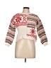 Holiday Time 100% Polyester White Pullover Sweater Size L - photo 1