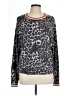 Michael Stars Animal Print Gray Pullover Sweater Size Lg (2) - photo 1