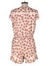Tularosa 100% Polyester Hearts Ivory Romper Size M - photo 2