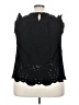 Torrid 100% Rayon Black Sleeveless Blouse Size 3X Plus (3) - photo 2