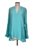 Soft Surroundings Teal Long Sleeve Blouse Size XS - photo 1