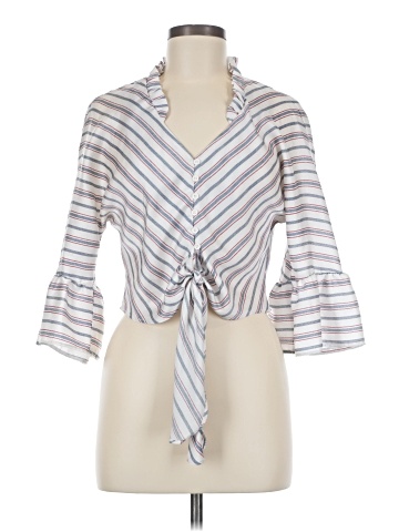 Bleuh Ciel 3/4 Sleeve Blouse (view 1)