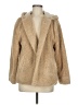 John Eshaya 100% Rayon Tan Faux Fur Jacket Size M - photo 1