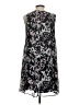 Taylor 100% Polyester Print Black Cocktail Dress Size 4 - photo 2
