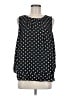 Roz & Ali 100% Polyester Black Sleeveless Blouse Size M - photo 1