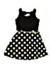 Justice Polka Dots Black Dress Size 12 - photo 1
