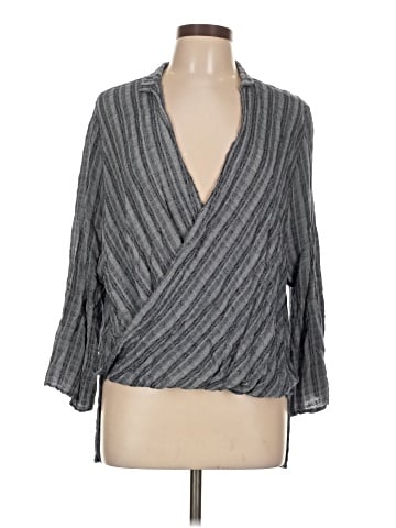 Silence and Noise Long Sleeve Blouse (view 1)