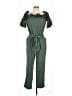ChicMe Solid Green Jumpsuit Size L - photo 1